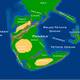 Mapa físico de Pangea